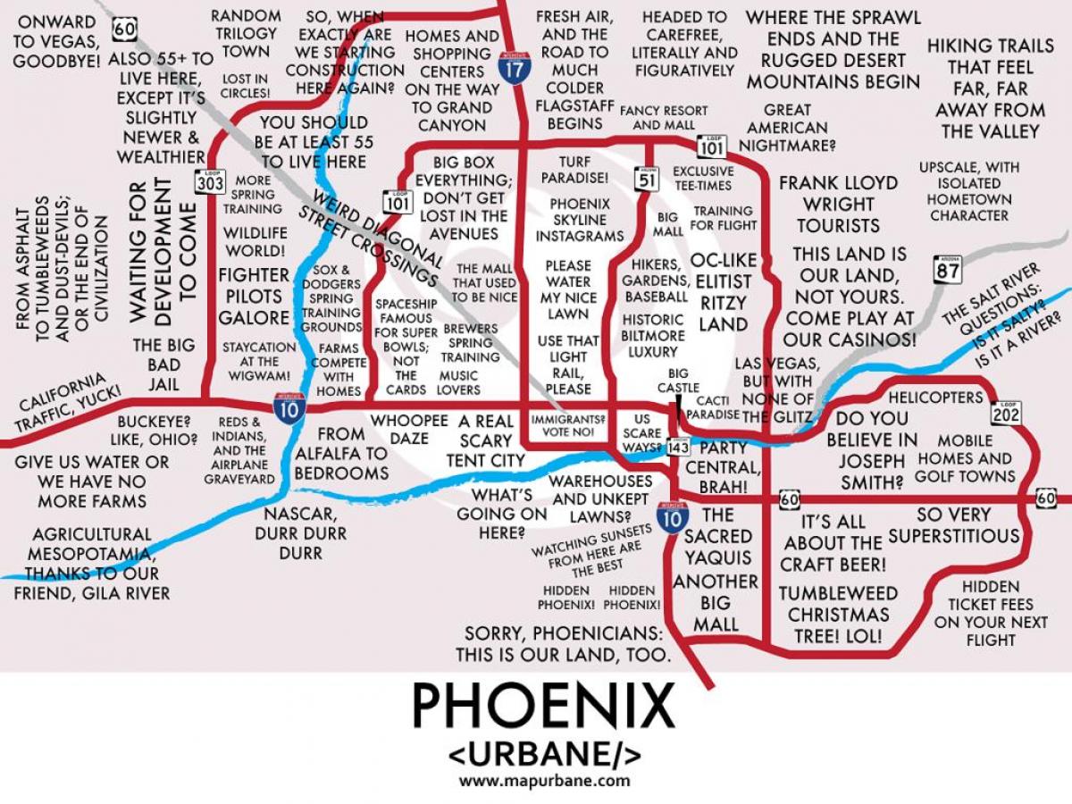 Phoenix barris mapa