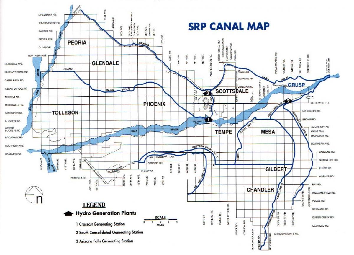 Phoenix canal sistema mapa