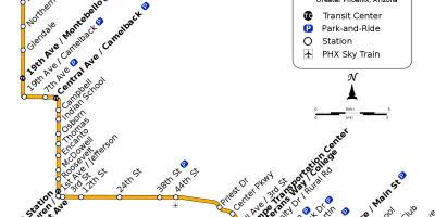 Vall de metro autobús mapa de rutes